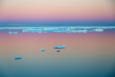 Susan Seubert: Polar Night, Antarctica, 2015 2024 pigment print mounted on dibond 40" x 60" 