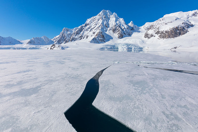 Susan Seubert, Cracked Fast Ice, Svalbard, 2017, Cracked Fast Ice, Svalbard, 2017