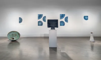 Installation view of Marjorie Dial, Materia Anima at Helzer Gallery, PCC Rock Creek. Photograph by Mario Gallucci