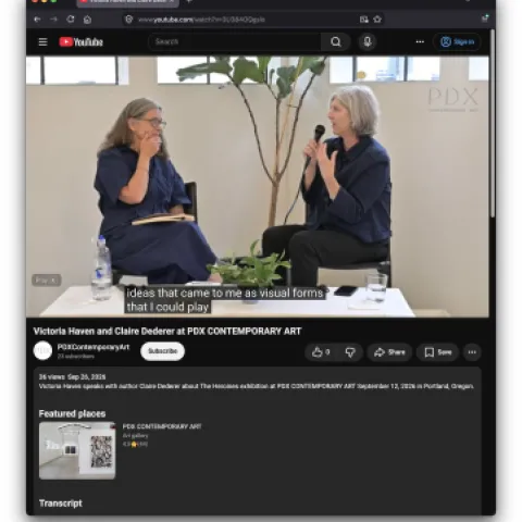 Screenshot of YouTube video recording