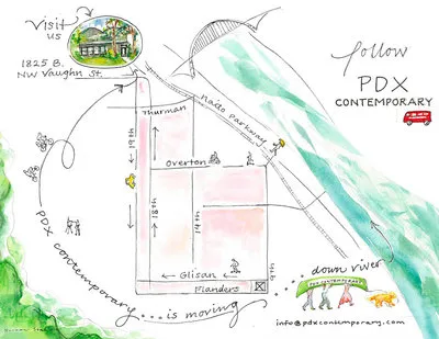 Barbara Stafford, 2021, PDX Map