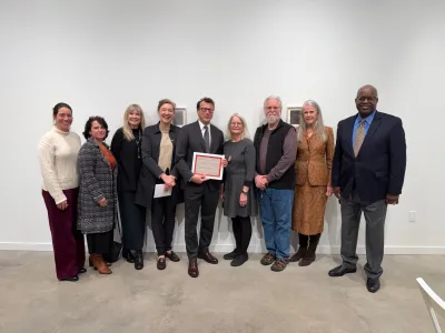 PADA Award for Service to the Visual Arts awarded to Brian Ferriso