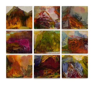 James Lavadour The New Ghosts of Ceded Boundaries oil on wood 90” x 102” x 2” James Lavadour The New Ghosts of Ceded Boundaries oil on wood 90” x 102” x 2”