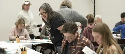 Marie Watt Printing Circle