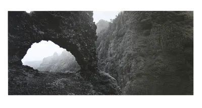 Terry Toedtemeier, Arch Below Rock of Ages Trail, Above the Horsetail Falls, Multnomah Co. Oregon-1986, 1986, silver gelatin print Terry Toedtemeier, Arch Below Rock of Ages Trail, Above the Horsetail Falls, Multnomah Co. Oregon-1986, 1986, silver gelatin print